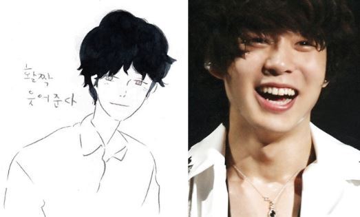 연예인을 보고 따라그린듯한 웹툰 속 캐릭터 | 인스티즈