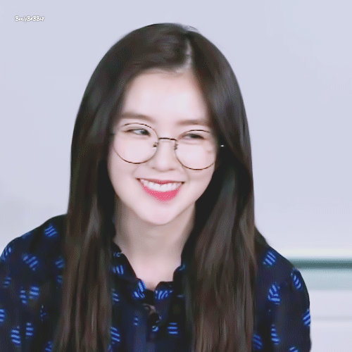 귀여운 안경 쓴 아이린.gif | 인스티즈