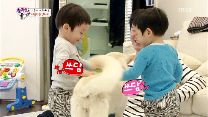 [슈퍼맨이돌아왔다] 서언이가 한없이 관대해지는 존재들ㅋㅋㅋ.JPG | 인스티즈