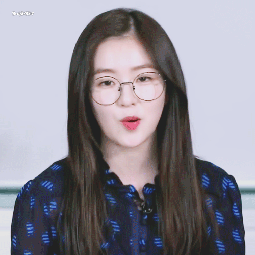 귀여운 안경 쓴 아이린.gif | 인스티즈