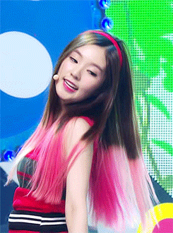 분홍 머리 아이린.gif | 인스티즈