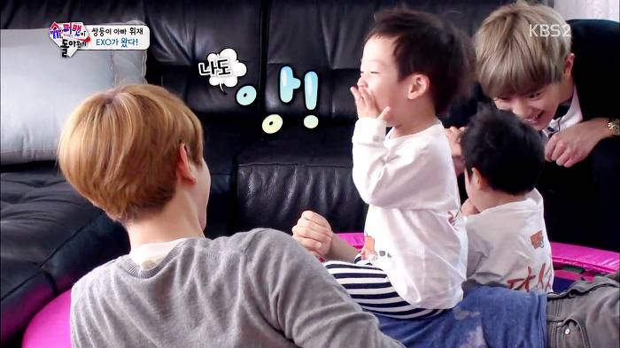 [슈퍼맨이돌아왔다] 이서언의 광대는 거짓말을 하지 않쟈나ㅋㅋㅋㅋㅋㅋㅋ (feat.엑소형들) | 인스티즈