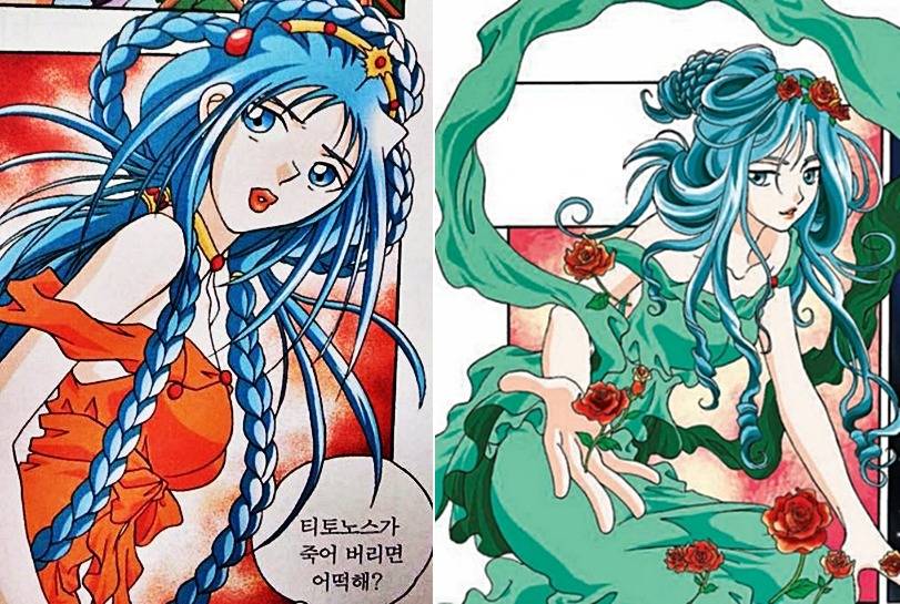 홍은영(구판 그로신만화) 작가가 디자인한 그리스신화 여신들 모음.jpg | 인스티즈