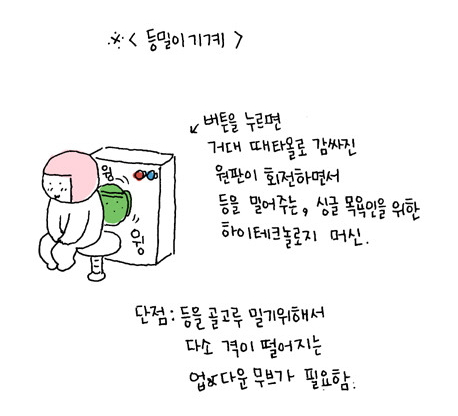 윗지방에서는 거의 볼 수 없다는 목욕탕 등밀이기계 | 인스티즈