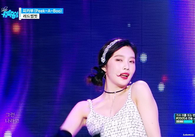 오늘자 음악중심 레드벨벳 조이.gif | 인스티즈