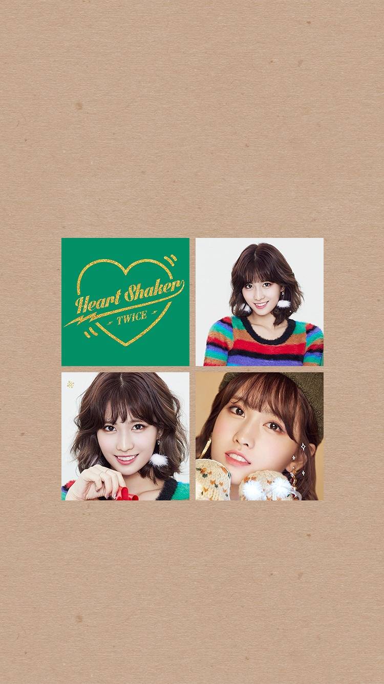 트와이스 미나 사나 모모 Heart Shaker 폰 배경화면 & 잠금화면. png__ | 인스티즈