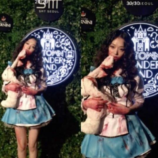 설리 SM 할로윈 파티 사진.jpg | 인스티즈