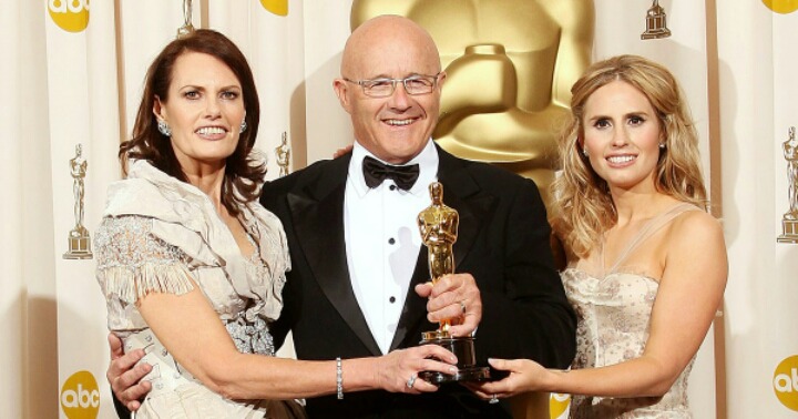 故히스레저 가족들의 수상소감을 지켜보는 배우들.gif | 인스티즈