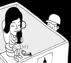 한국 여자들 안전용변 보는법 (화장실 몰카 피하기) | 인스티즈