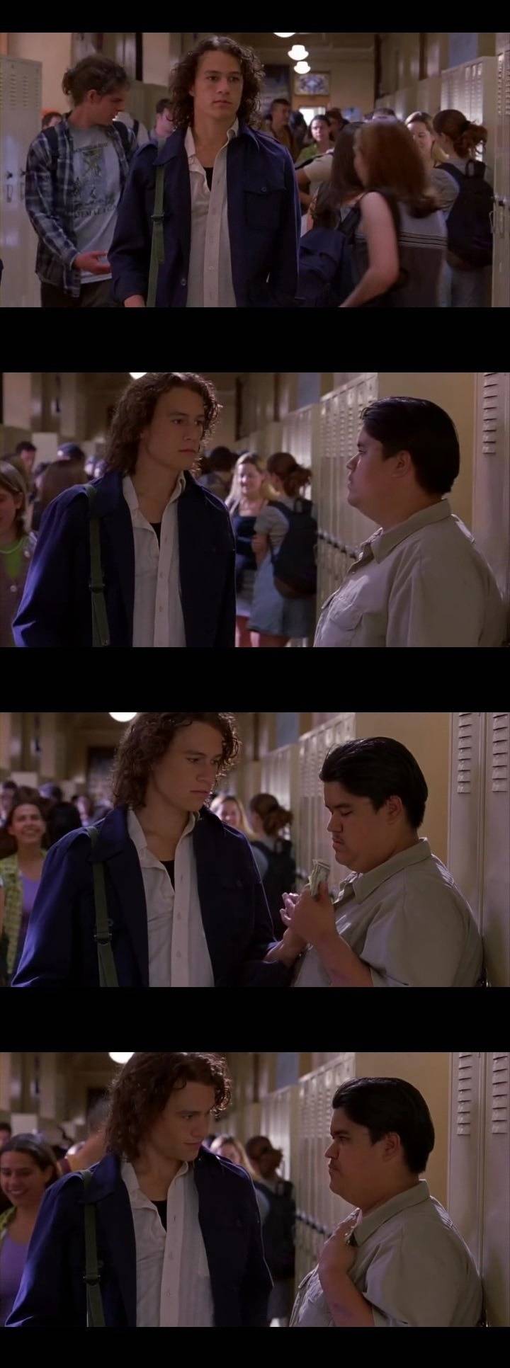 히스 레저 주연, 조셉 고든 레빗이 출연한 하이틴 영화 ＜내가 널 사랑할 수 없는 10가지 이유＞ - 7 | 인스티즈