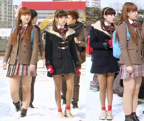 [드림하이] 예전에 수지-아이유 다리굵기 비교짤이라고 돌아다니던 사진.jpg | 인스티즈