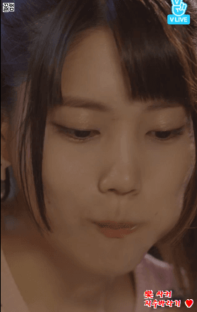 [다이아] 170511 V앱 주은 스페셜 GIF | 인스티즈