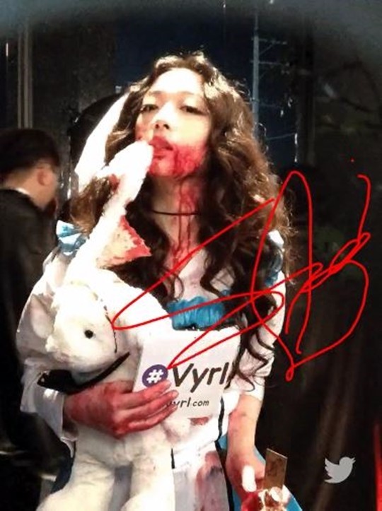 설리 SM 할로윈 파티 사진.jpg | 인스티즈