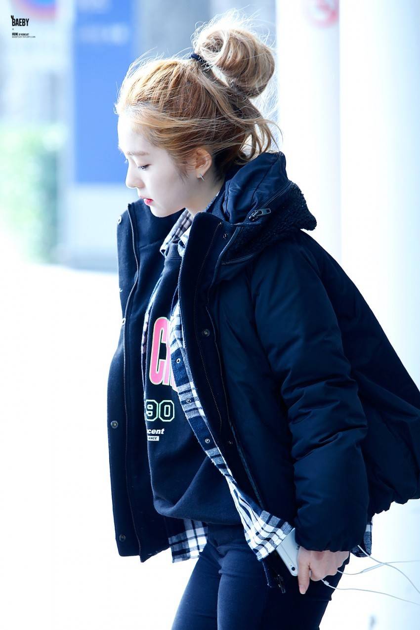 똥머리도 잘어울리는 아이린.jpgif | 인스티즈