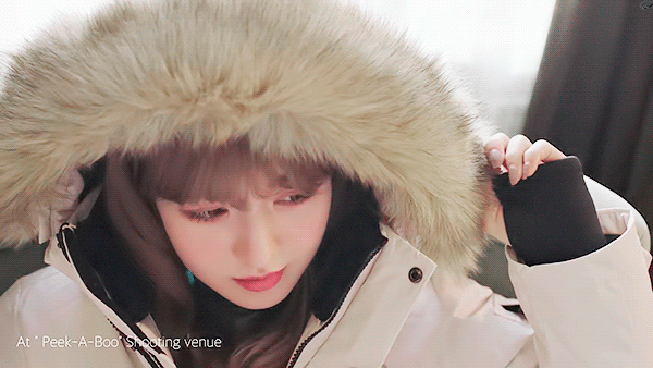 콜롬비아 패딩 모델이 된 레드벨벳.gif | 인스티즈