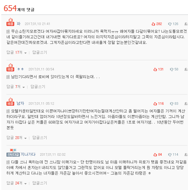 모텔비용 내라는 남자친구 어떠신가요 ㅠㅠ | 인스티즈