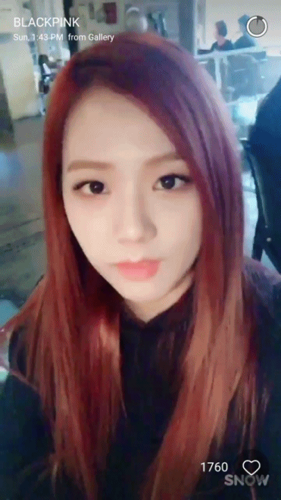 오늘자 블랙핑크 스노우.gif | 인스티즈