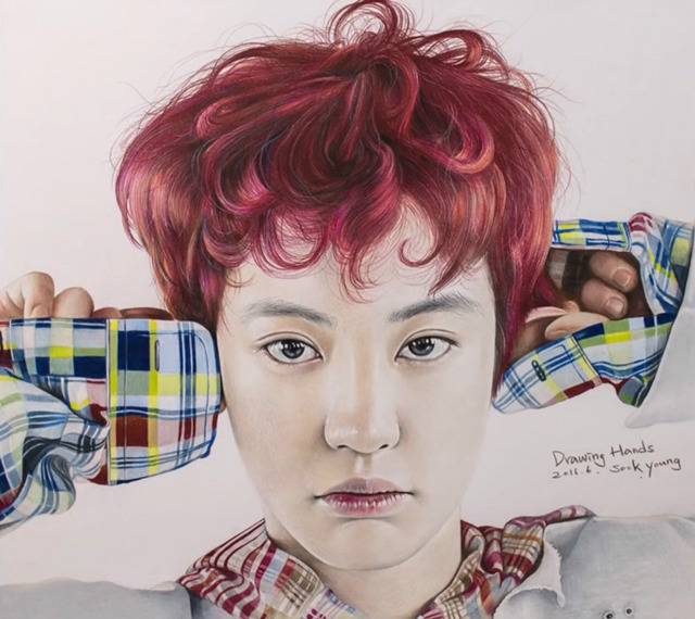 연예인 그림 그리기 (신의 손) | 인스티즈