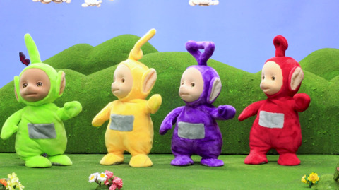 나비 쫓는 텔레토비.jpg (텔레토비 무서워하는 사람 주의) | 인스티즈