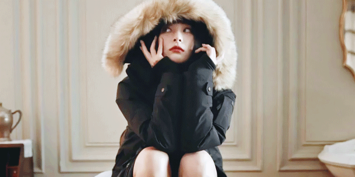 콜롬비아 패딩 모델이 된 레드벨벳.gif | 인스티즈