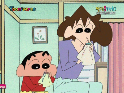 [짱구] 말썽만 부리는게 아니라 엄마를 도와 집안일 하는 짱구 | 인스티즈