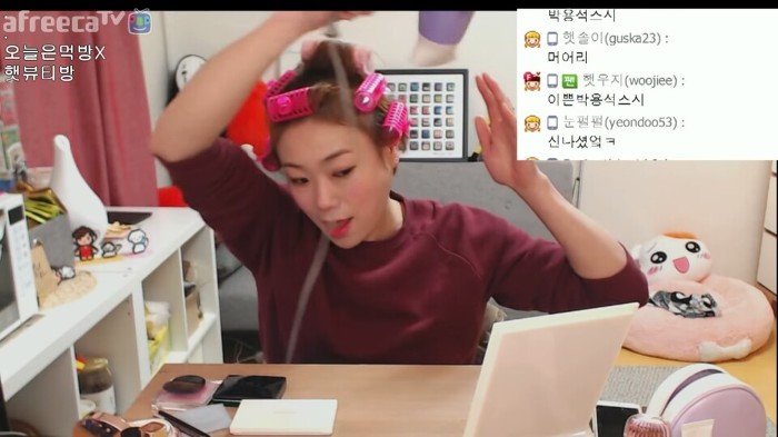 BJ 입짧은햇님이 먹방만 해야되는 이유 (feat.셀프 파마) | 인스티즈