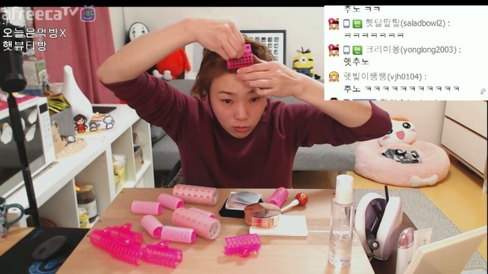 BJ 입짧은햇님이 먹방만 해야되는 이유 (feat.셀프 파마) | 인스티즈