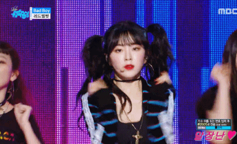 지난주 쇼음악중심에서 정말 이뻤던 아이린.gif(데이터주의) | 인스티즈