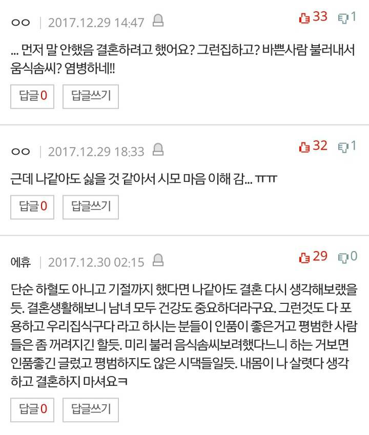 결혼준비중 하혈했다고 파혼하자는 예비시모 | 인스티즈