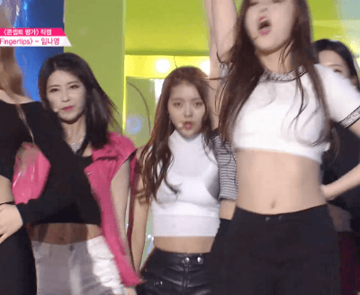 [프로듀스101] 본방에 앞서 믿고 보는 스톤나영의 핑거팁스 움짤 | 인스티즈