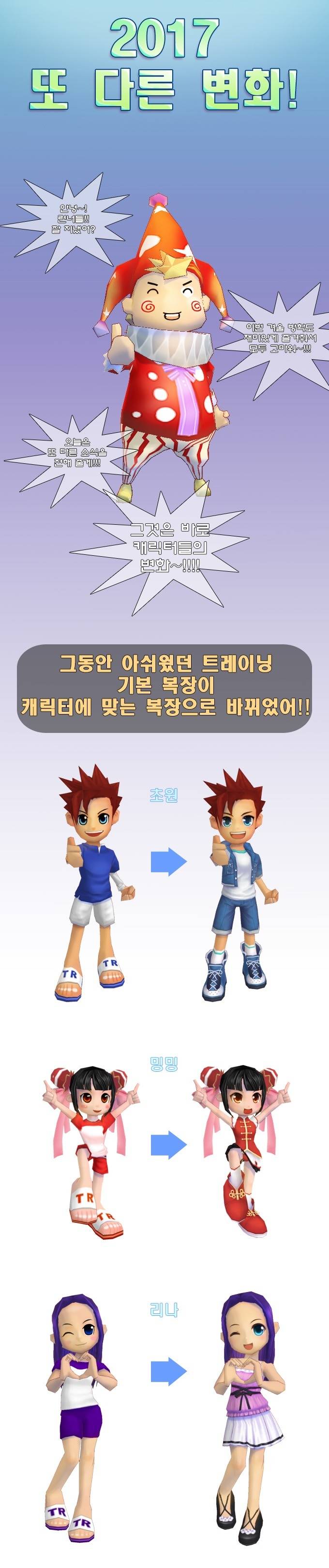 새롭게 리뉴얼된다는 테일즈런너 원조 (구)캐릭터들.jpg | 인스티즈