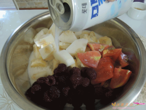 시원상큼 수박화채 과일화채 움짤 gifjpg | 인스티즈