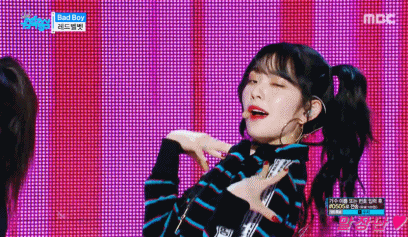 지난주 쇼음악중심에서 정말 이뻤던 아이린.gif(데이터주의) | 인스티즈