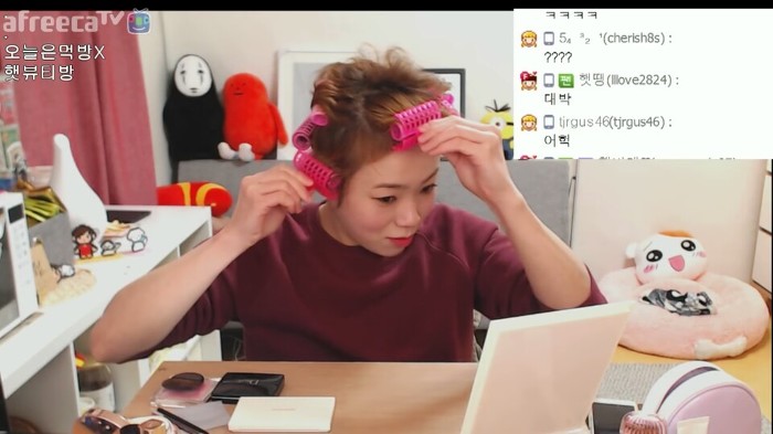 BJ 입짧은햇님이 먹방만 해야되는 이유 (feat.셀프 파마) | 인스티즈