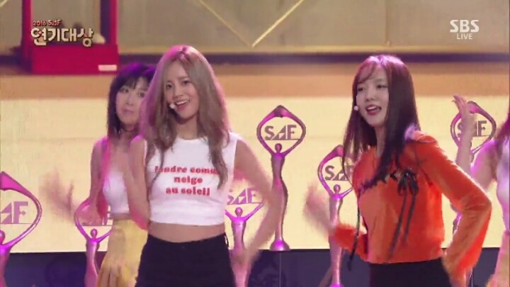 어제자 연기대상 특별무대 아이돌과 배우의 차이 ㅋㅋㅋㅋ.jpg | 인스티즈