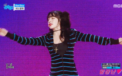 지난주 쇼음악중심에서 정말 이뻤던 아이린.gif(데이터주의) | 인스티즈