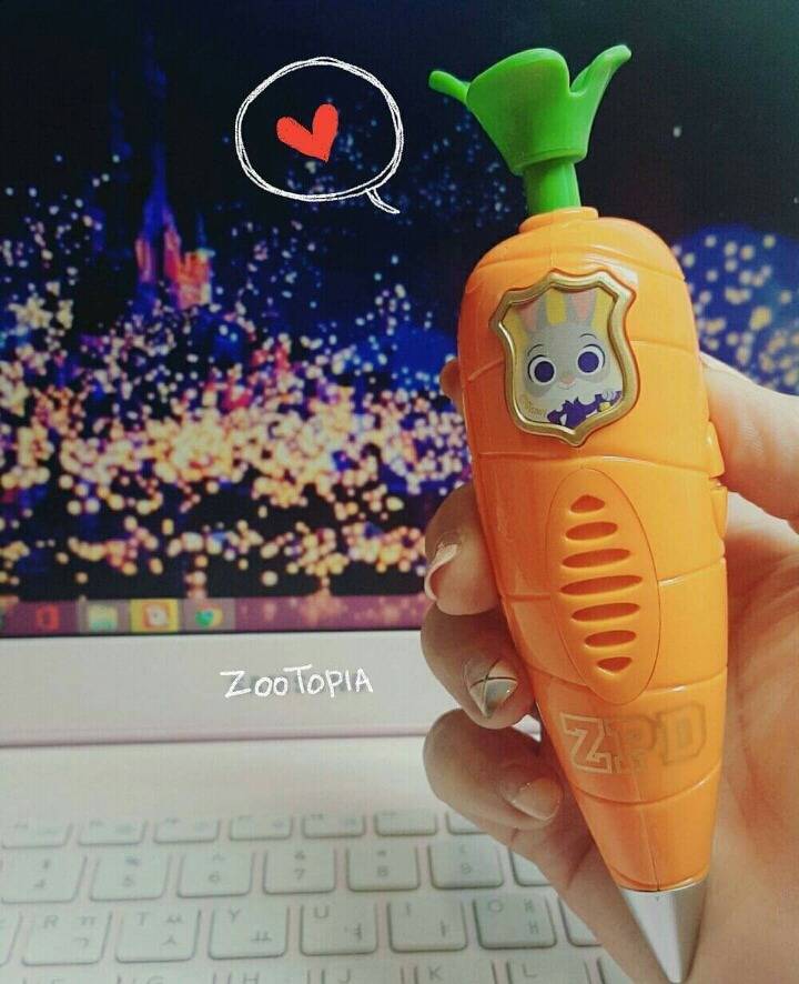 실제녹음이가능한 주토피아 주디 당근녹음펜 | 인스티즈