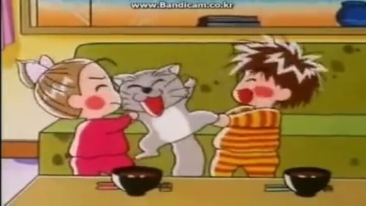 고양이랑 서로 놀려고 다투는 영웅이와 단비.jpg | 인스티즈