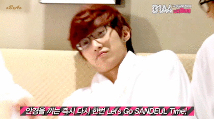 B1A4 산들 마법의 안경을 다른 연예인들이 쓰면..?.jpgif | 인스티즈