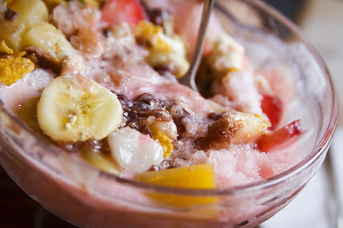 빙수의 기본 과일팥빙수 | 인스티즈