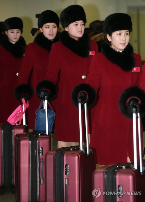 북한 미녀응원단 입항..jpg | 인스티즈