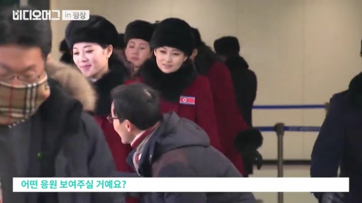 대학생 위주로 뽑은 북한 응원단.jpg | 인스티즈