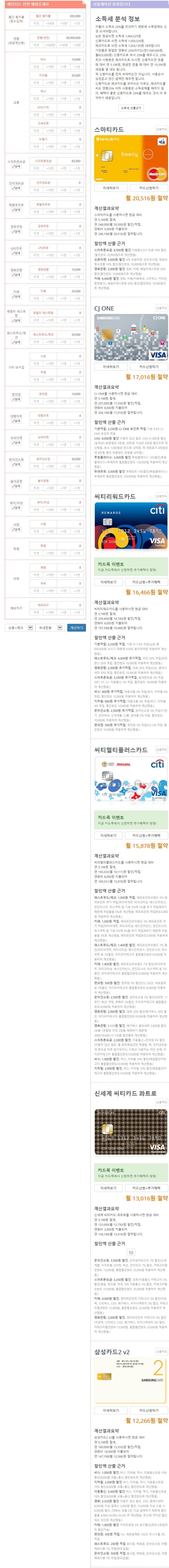 내 생활패턴에 맞는 체크+신용카드를 골라보자 | 인스티즈