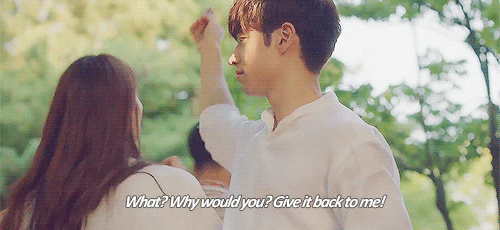 계절에 따라 각각 다른 느낌으로 설레는 드라마 분위기. gif | 인스티즈