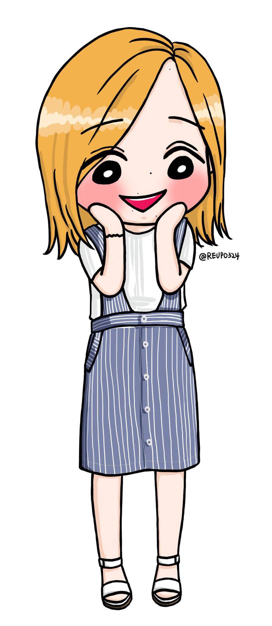 트와이스 : 묘이 미나 팬아트 | 인스티즈