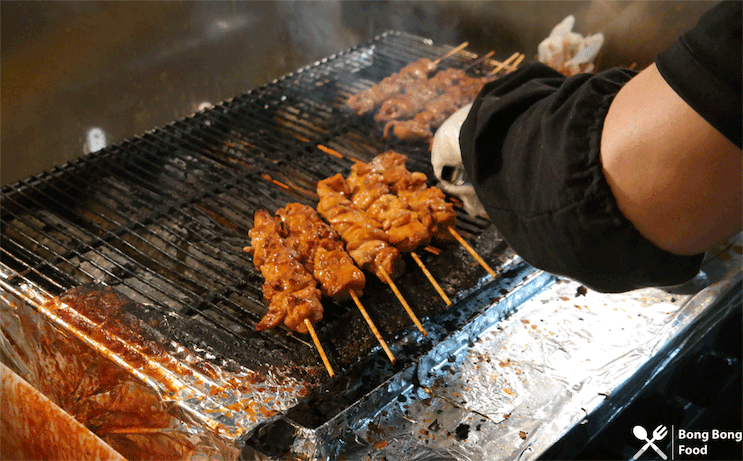 맛있는 간식! 출출할땐~ 닭꼬치 움짤 gif | 인스티즈