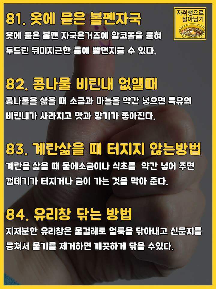 두고두고 써먹을 수 있는 자취팁 120개 | 인스티즈