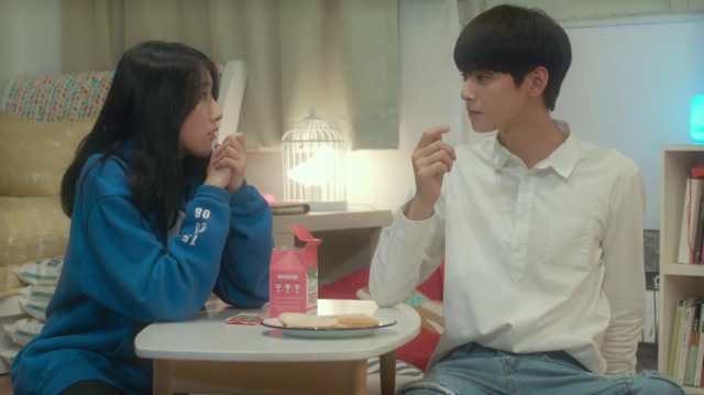 [마이로맨틱썸레시피] 모쏠 여주가 차은우 입간판과 사랑에 빠지는 웹드 3.5화 | 인스티즈