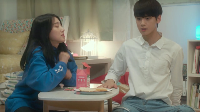 [마이로맨틱썸레시피] 모쏠 여주가 차은우 입간판과 사랑에 빠지는 웹드 3.5화 | 인스티즈