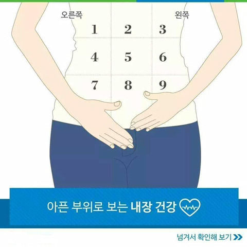 아픈 부위로 보는 내장 건강 | 인스티즈